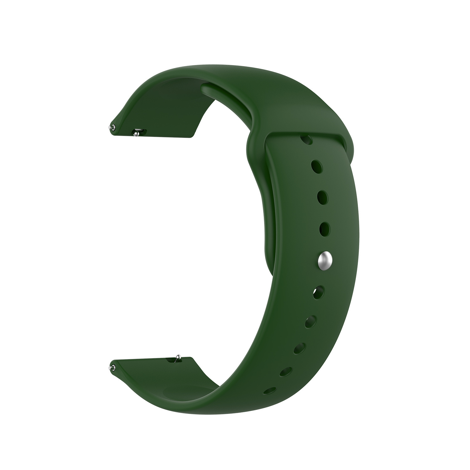 Polar Ignite Silicone Sport Strap - Army Green