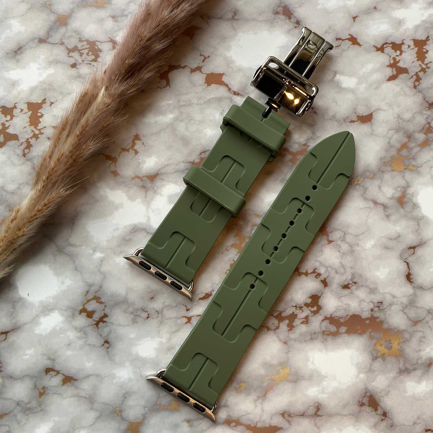 Apple Watch Sport HermèS Kilim Single Tour - Khaki