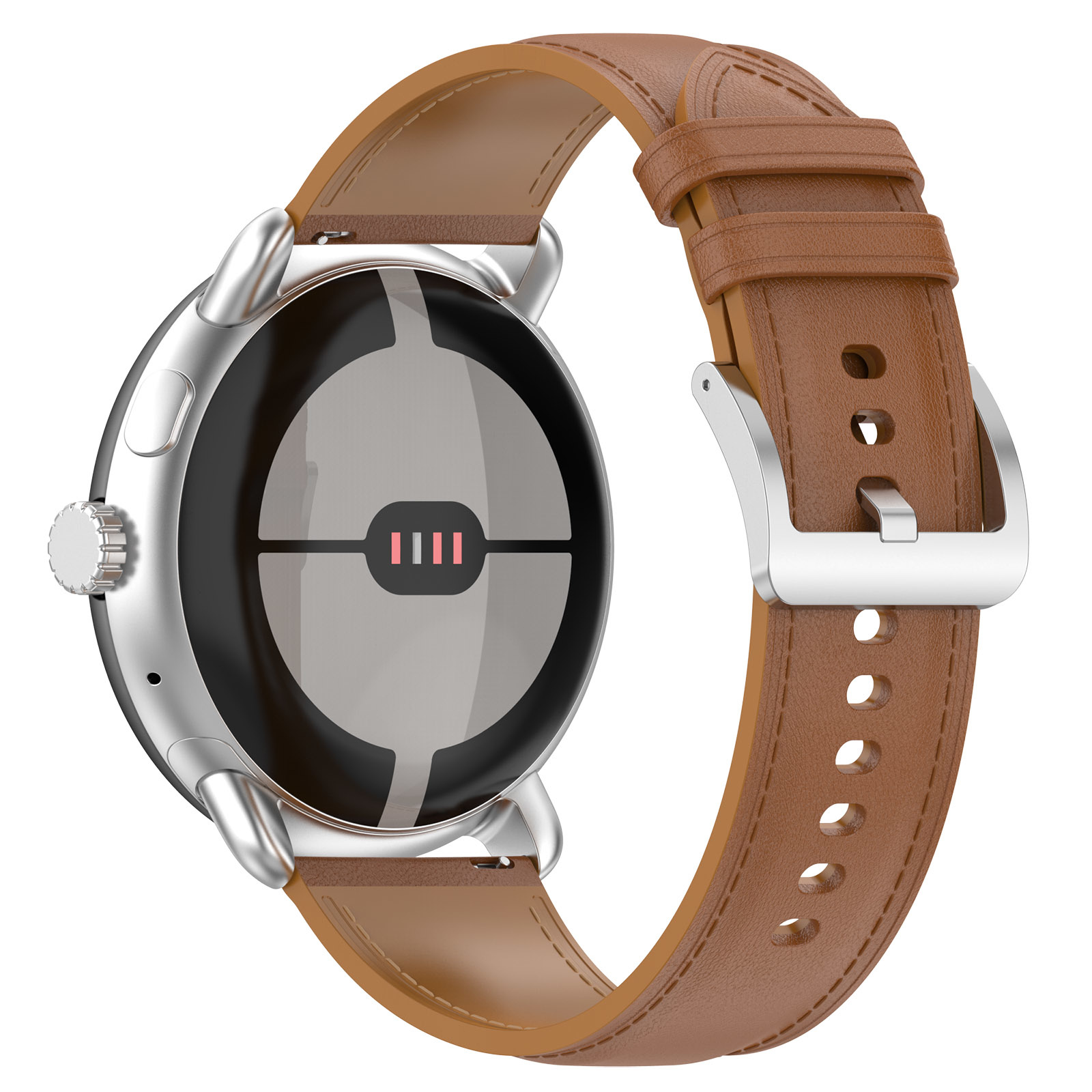 Google Pixel Watch Leather Strap - Light Brown