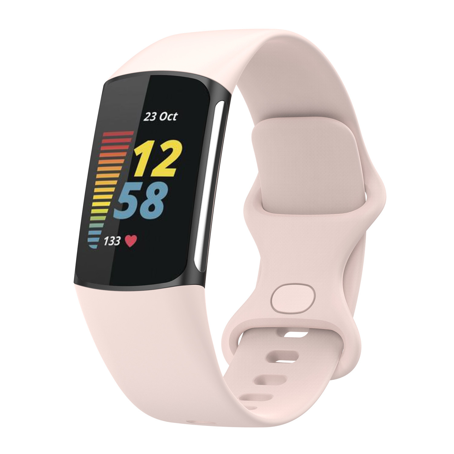 Fitbit Charge 5 Sport Strap - Pink Sand