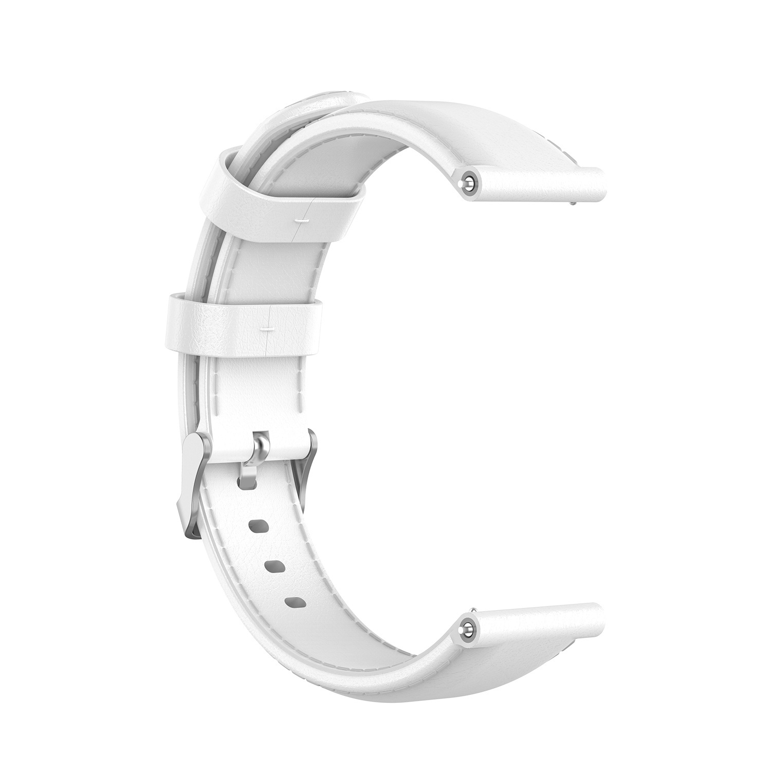 Samsung Galaxy Watch Leather Strap - White