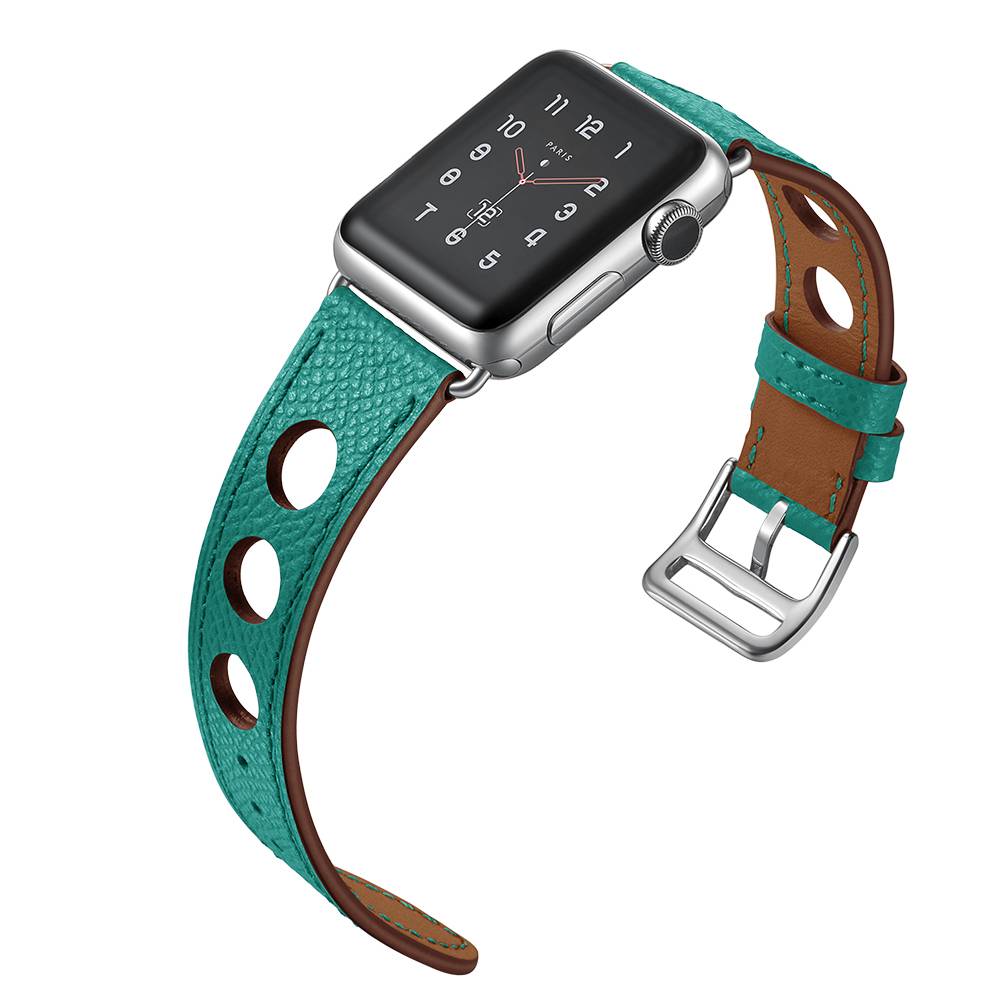 Apple Watch Leather Hermes Strap - Green