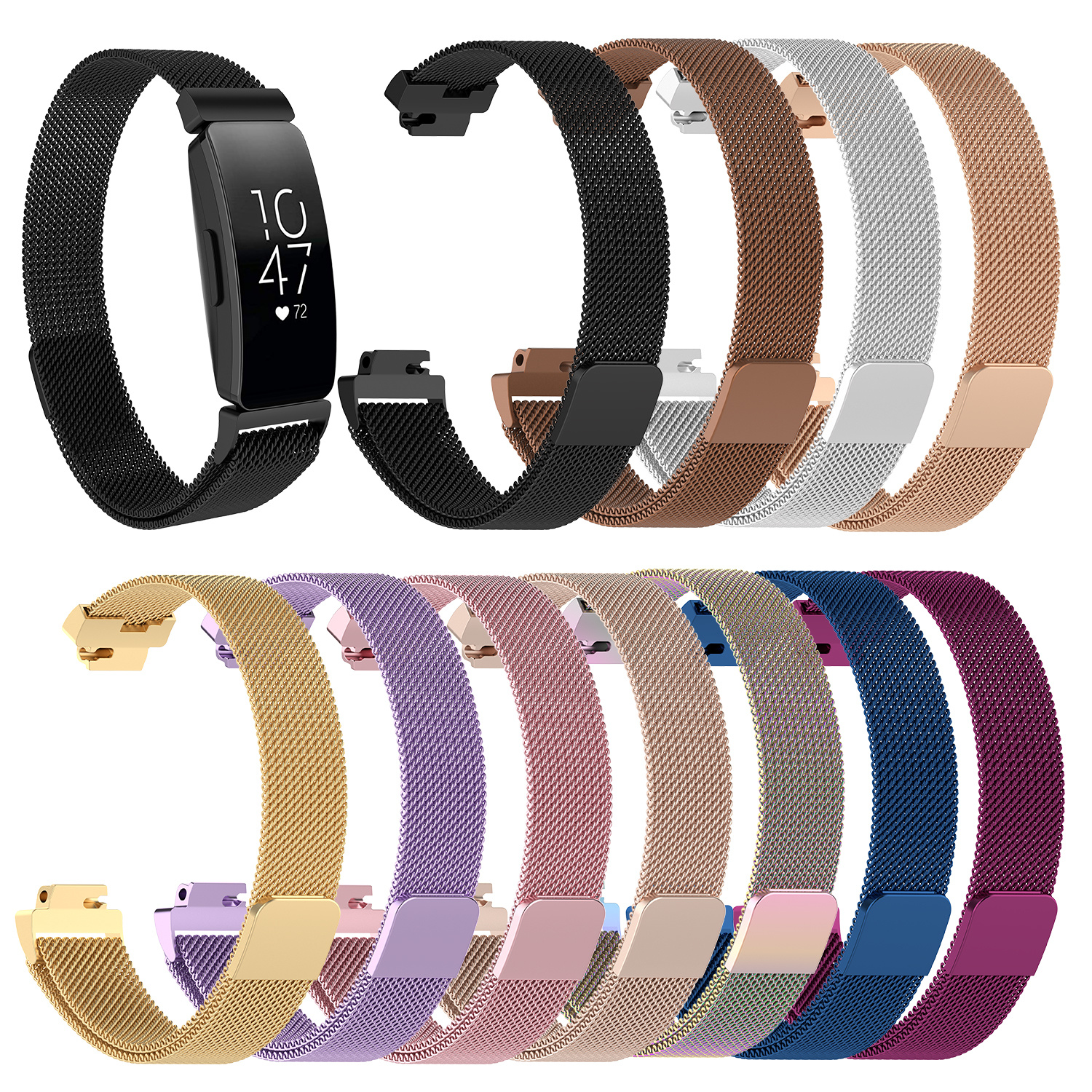 Fitbit Inspire Milanese Strap - Gold