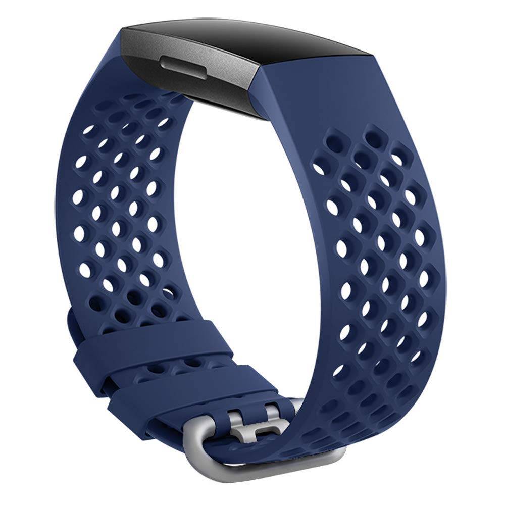 Fitbit Charge 3 &Amp; 4 Sport Point Strap - Dark Blue
