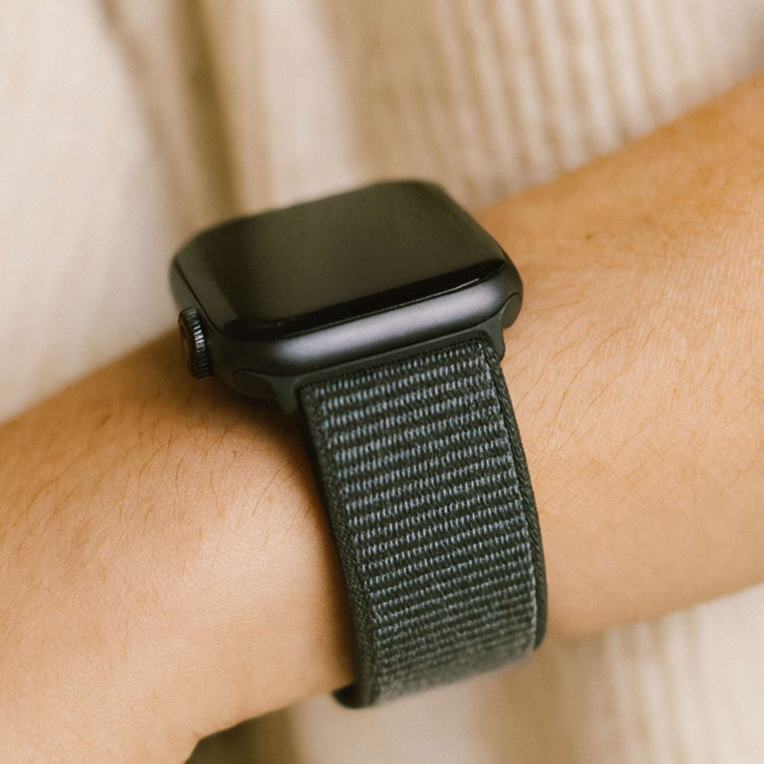 Apple Watch Nylon Sport Loop Strap - Storm Grey