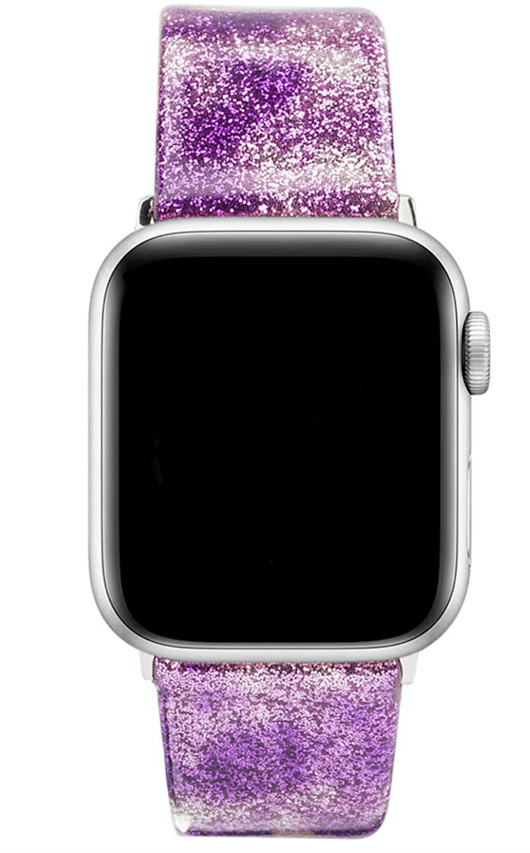 Apple Watch Leather Glitter Strap - Purple