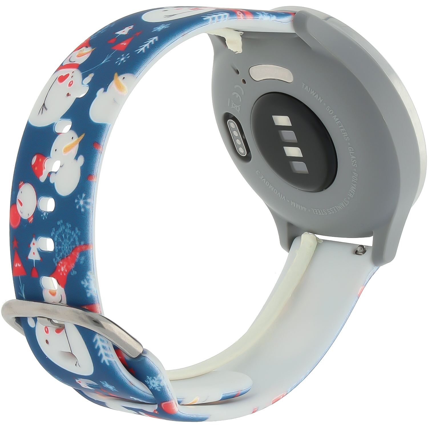 Huawei Watch Print Sport Strap - Christmas Snowman Blue