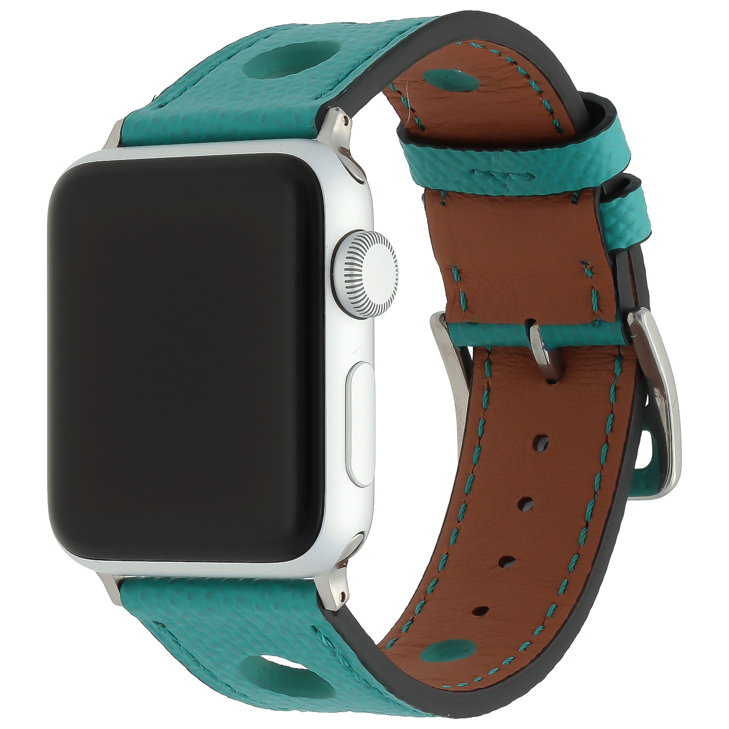 Apple Watch Leather Hermes Strap - Green