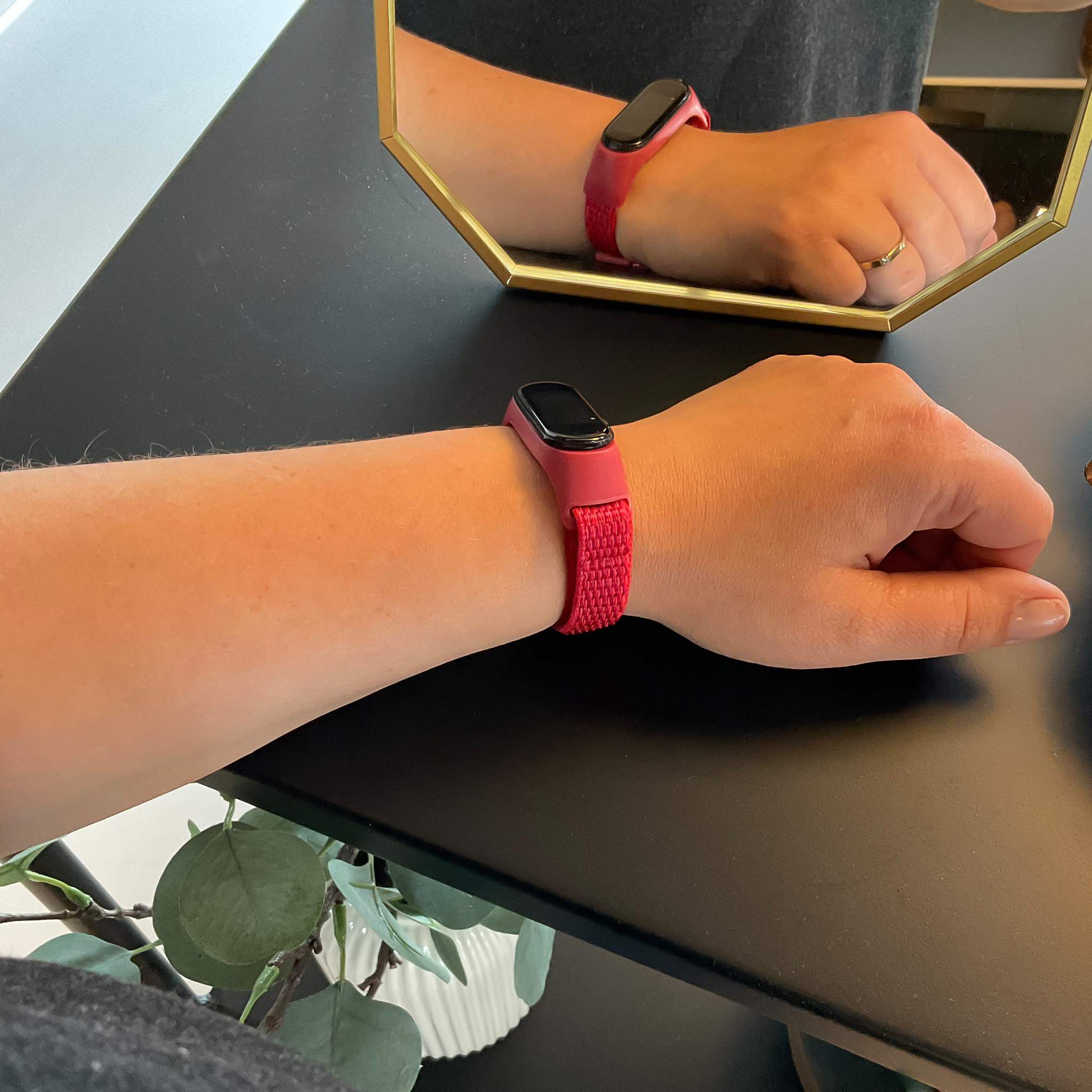 Xiaomi Mi 3/4/5/6 Nylon Sport Strap - Red