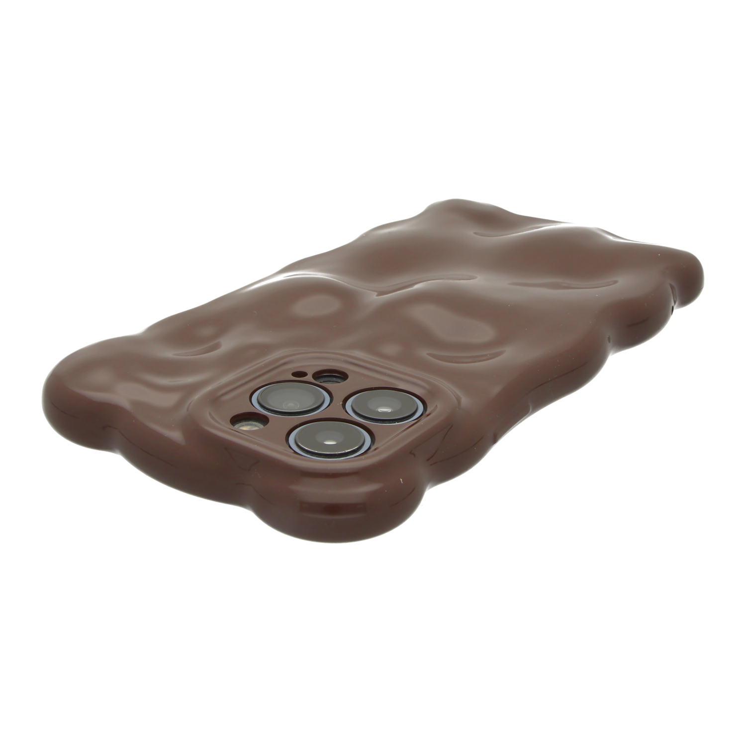 iPhone 13 Pro Max case Bubble - dark brown