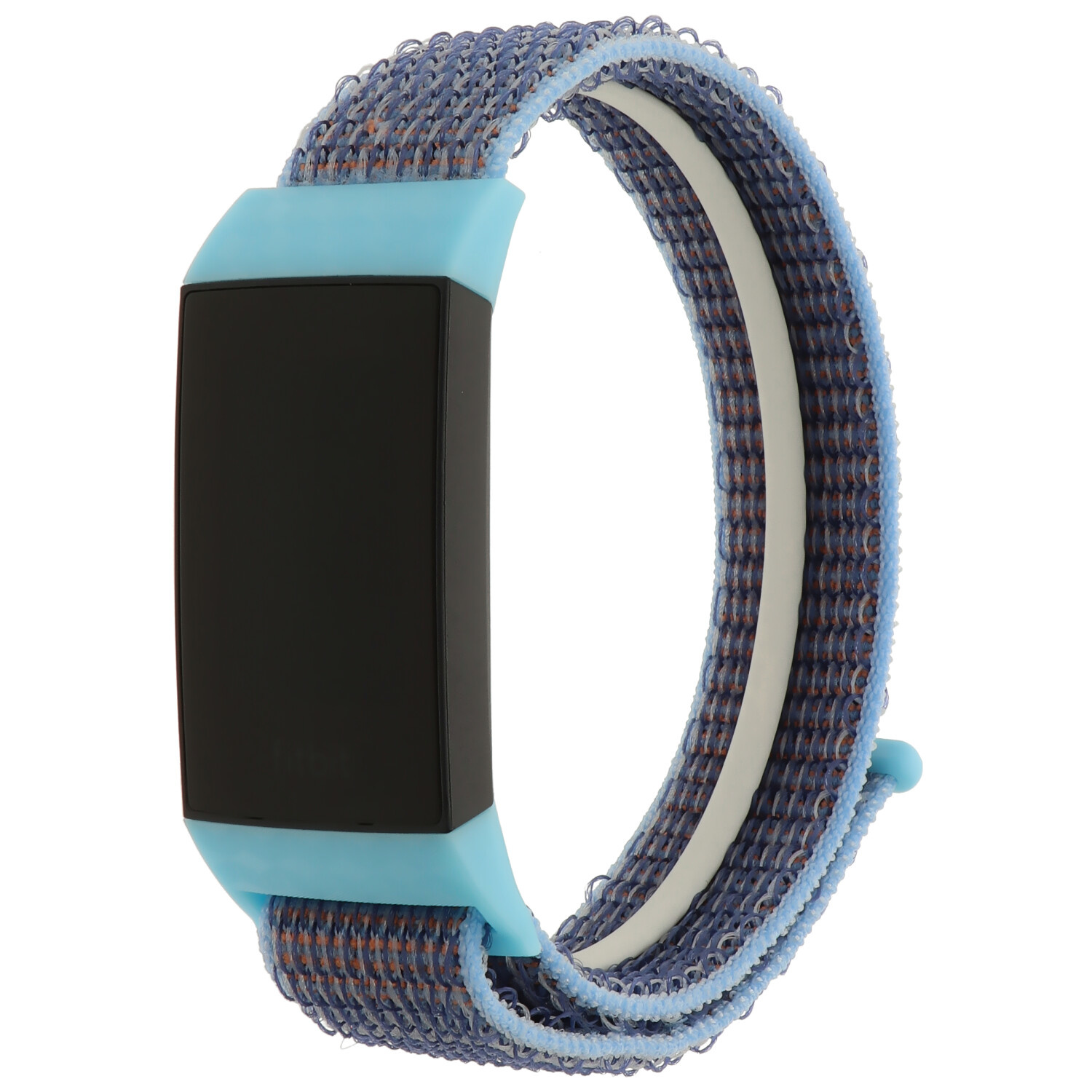Fitbit Charge 3 &Amp; 4 Nylon Strap - Cerulean