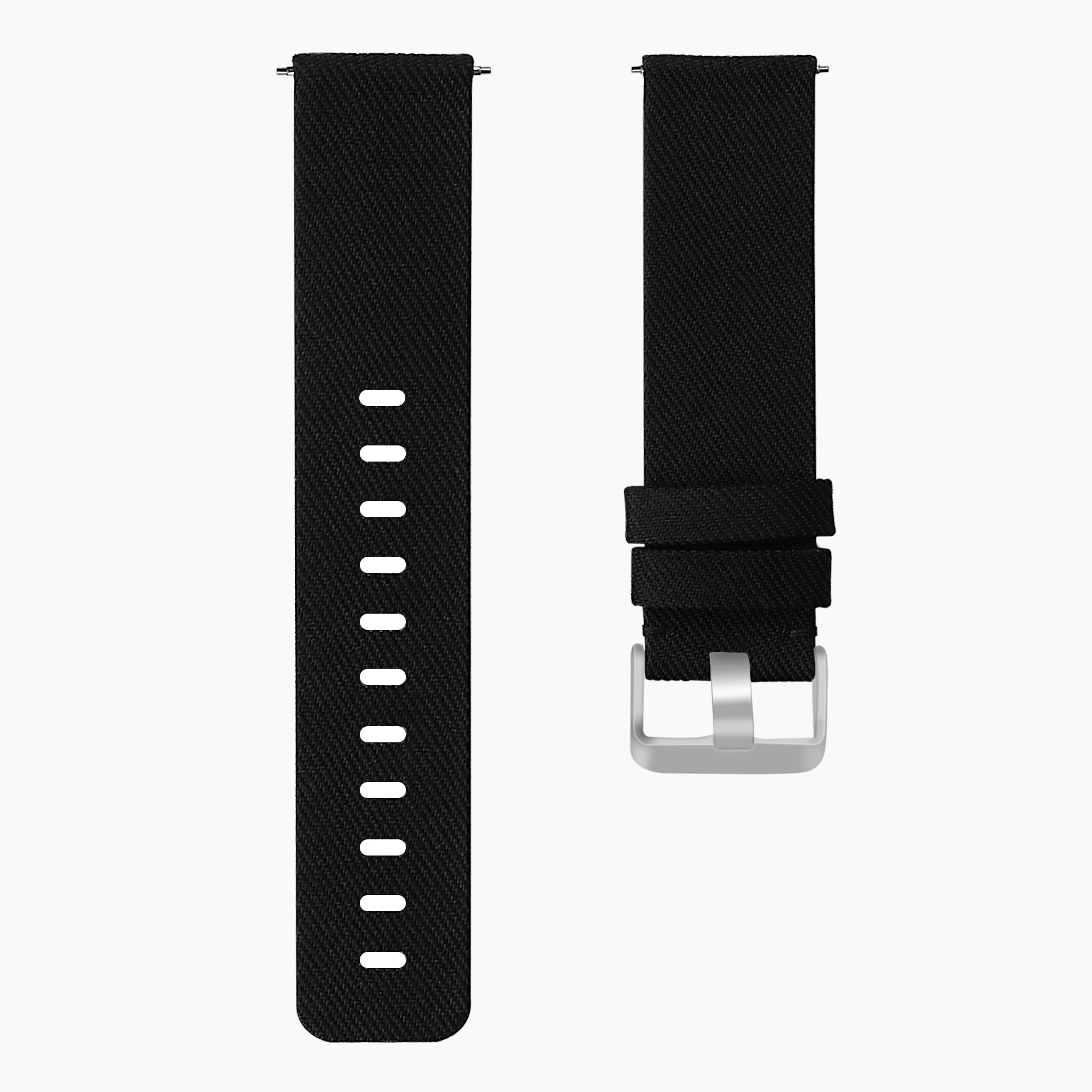 Fitbit Versa Nylon Buckle Strap - Black