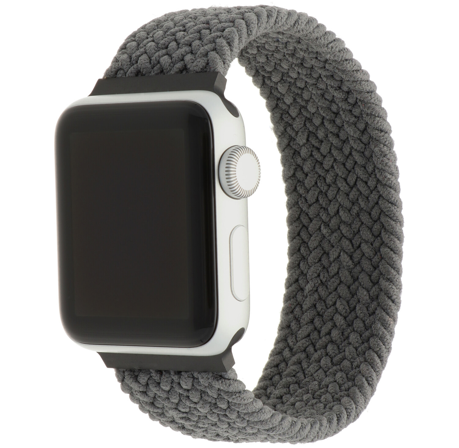 Apple Watch Nylon Braided Solo Loop Strap - Grey