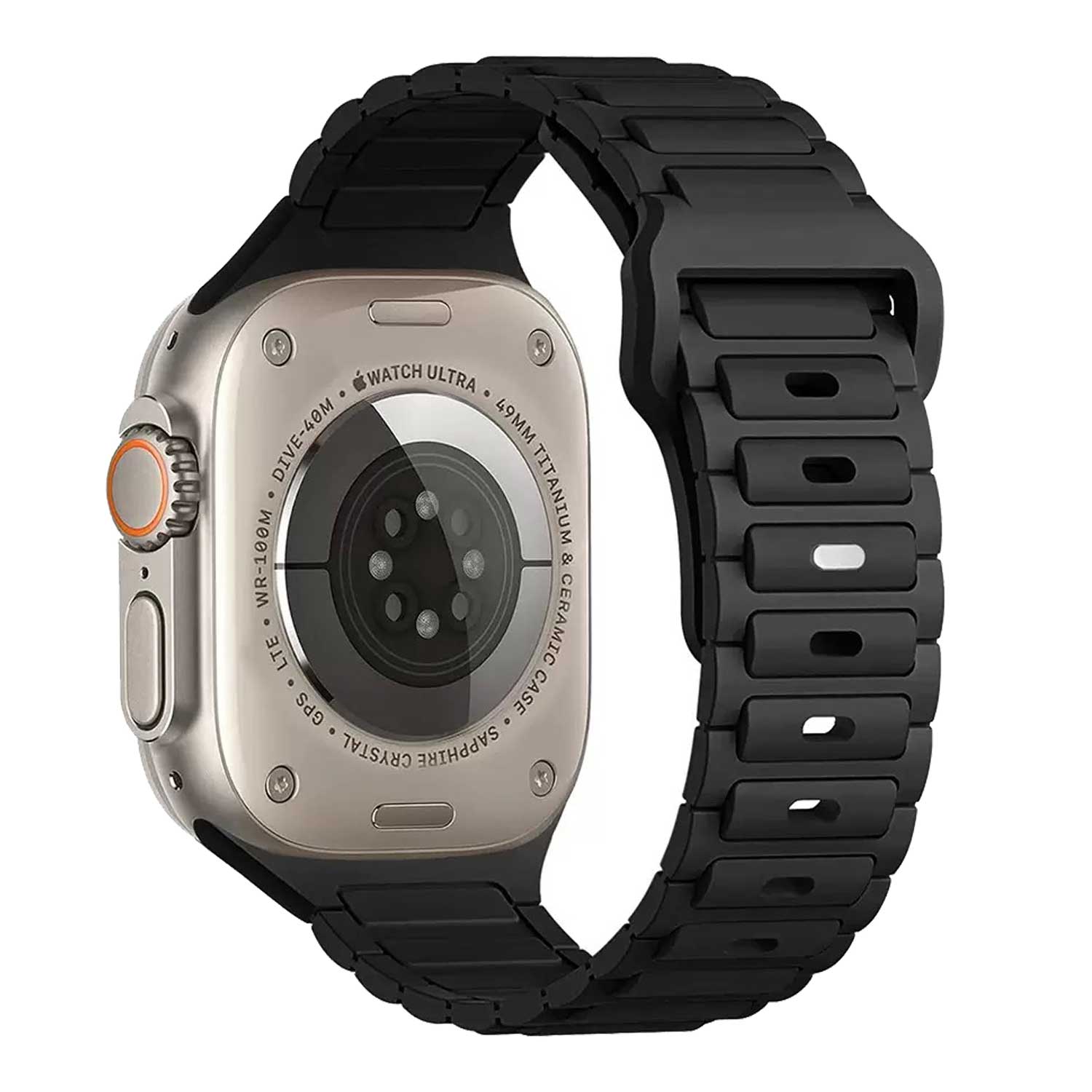 Apple Watch strap Raveo - silicone - black