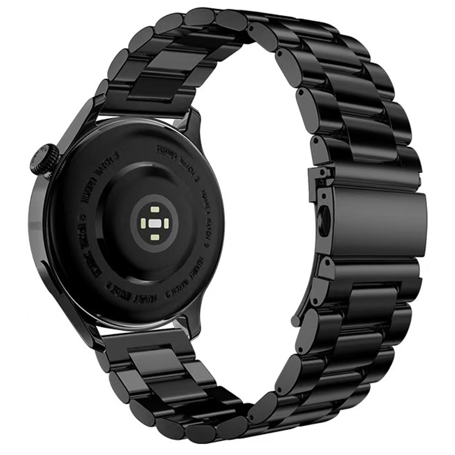 Samsung Galaxy Watch Ultra Beaded Steel Link Strap - Black