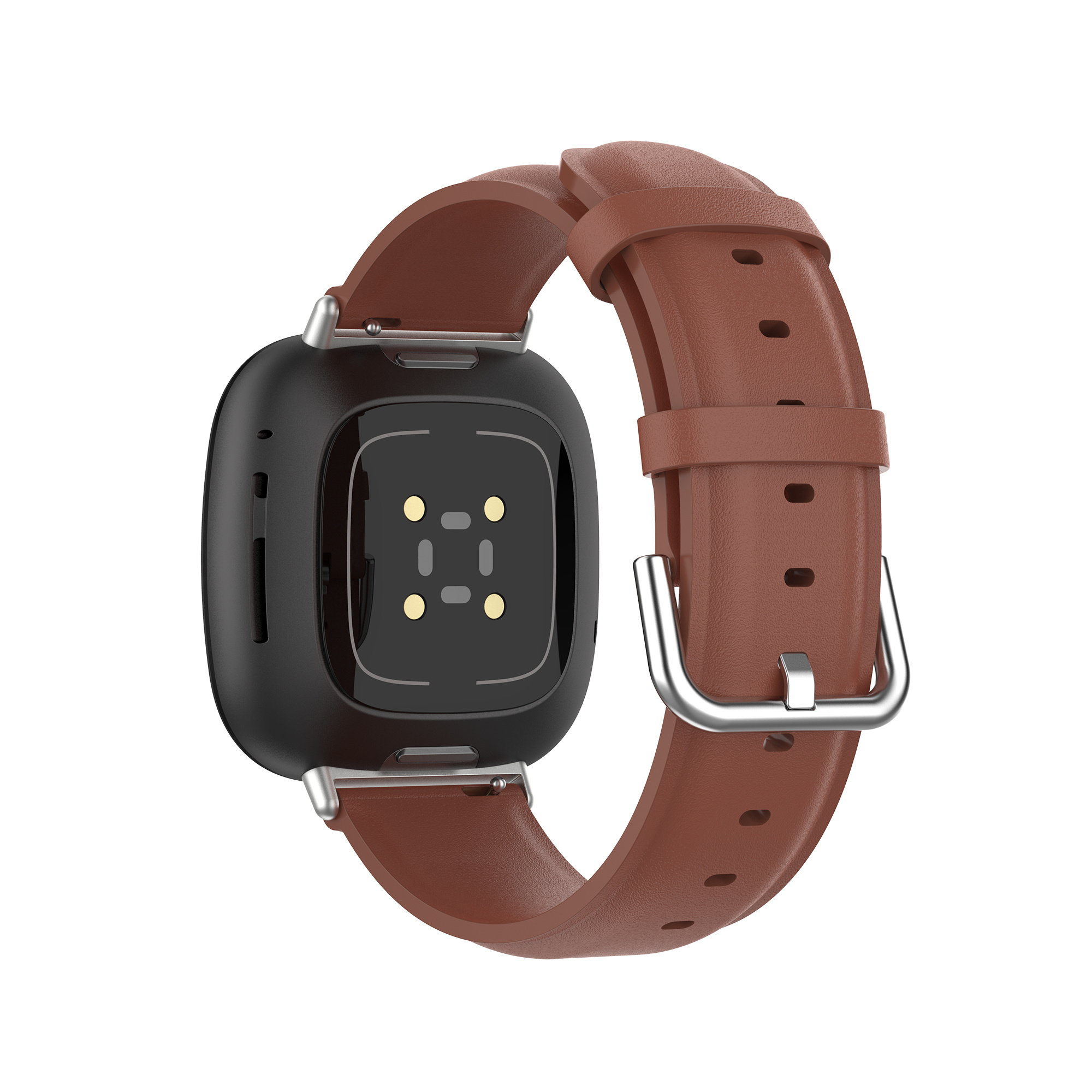 Fitbit Versa 3 / Sense Leather Strap - Brown