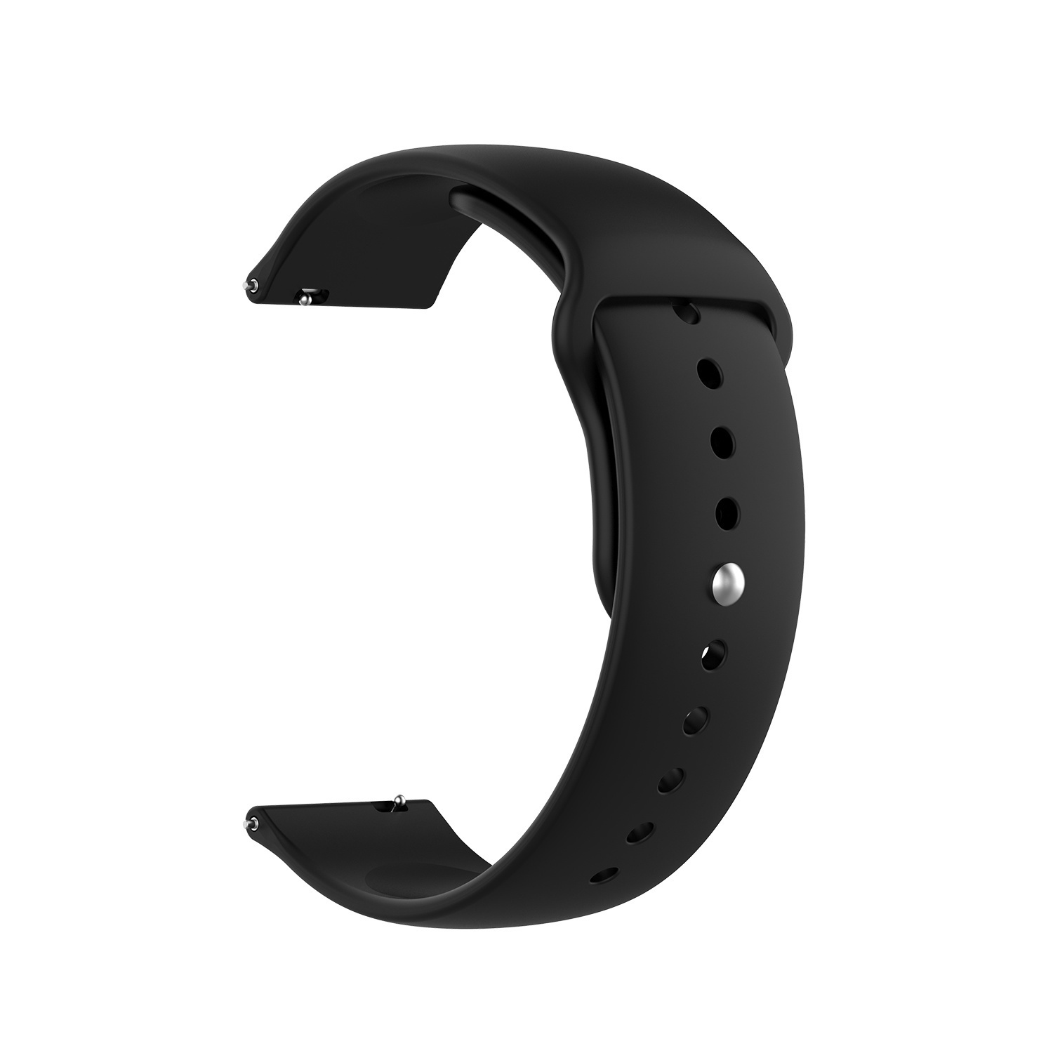 Polar Vantage M / Grit X Silicone Sport Strap - Black