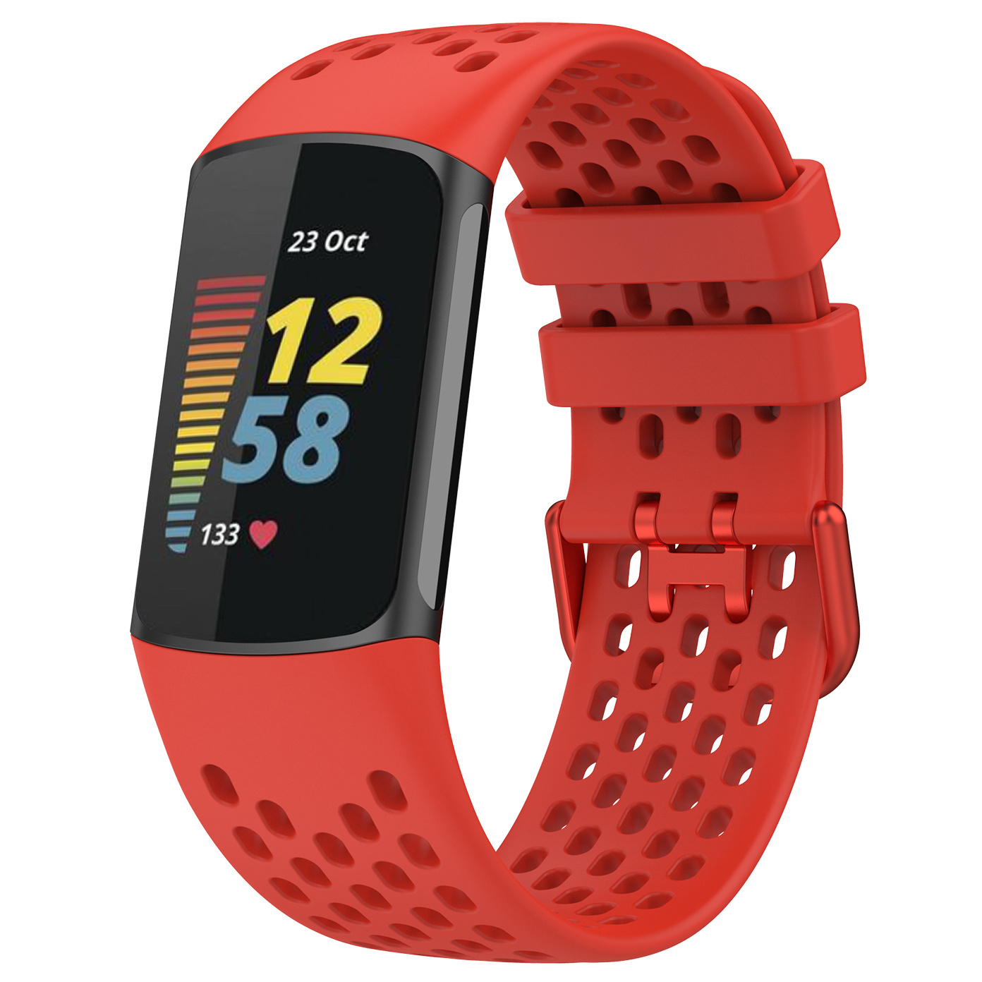 Fitbit Charge 5 Sport Point Strap - Red