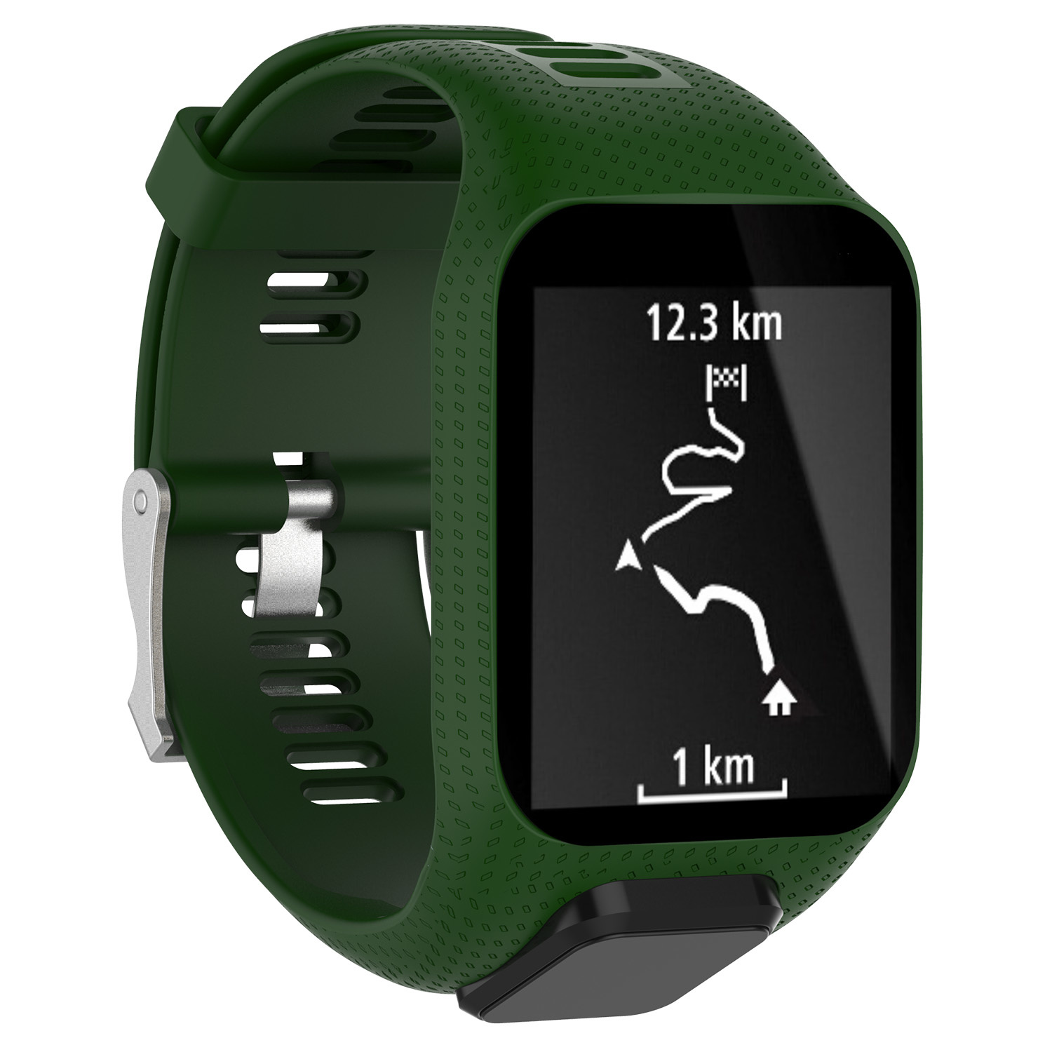 Tomtom Runner / Spark / Adventure Sport Buckle Strap - Army Green
