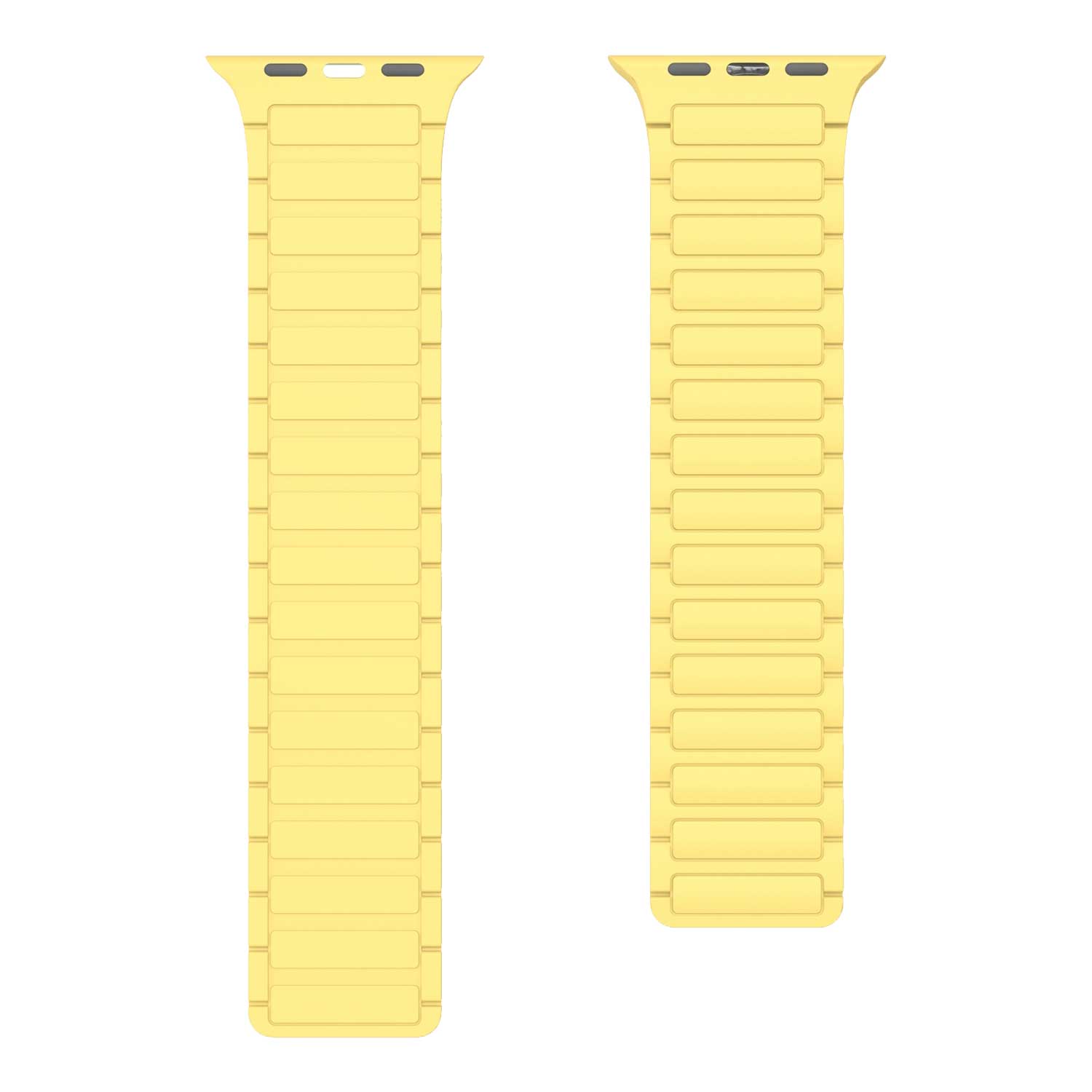 Apple Watch strap Zyro - silicone - yellow