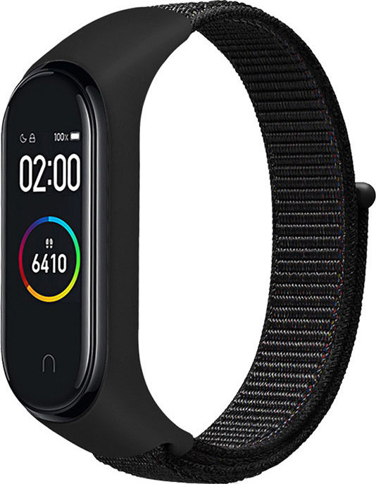 Xiaomi Mi 3/4/5/6 Nylon Sport Strap - Black Mix
