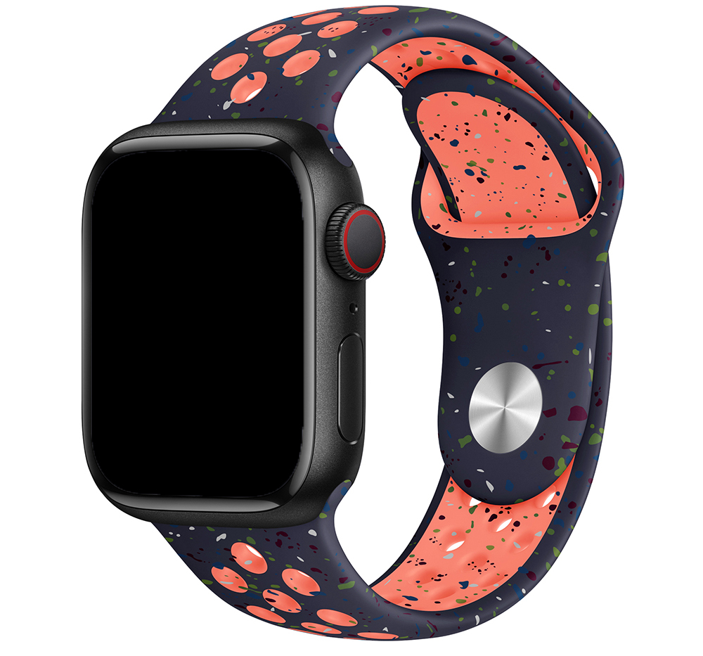 Apple Watch Double Sport Strap - Blue Flame