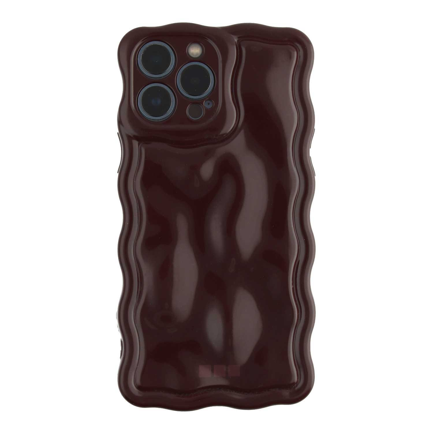 iPhone 13 Pro case Sparkle - burgundy