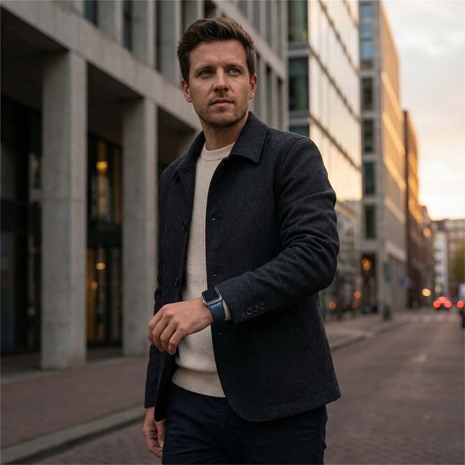 Apple Watch Nylon Sport Loop Strap - Cape Cod Blue