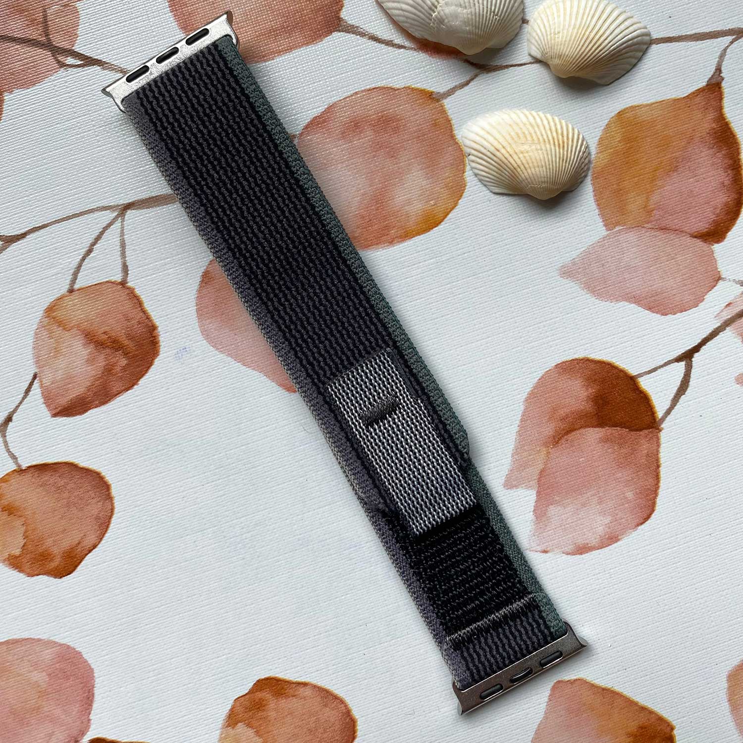 Apple Watch Nylon Trail Strap - Blue Black