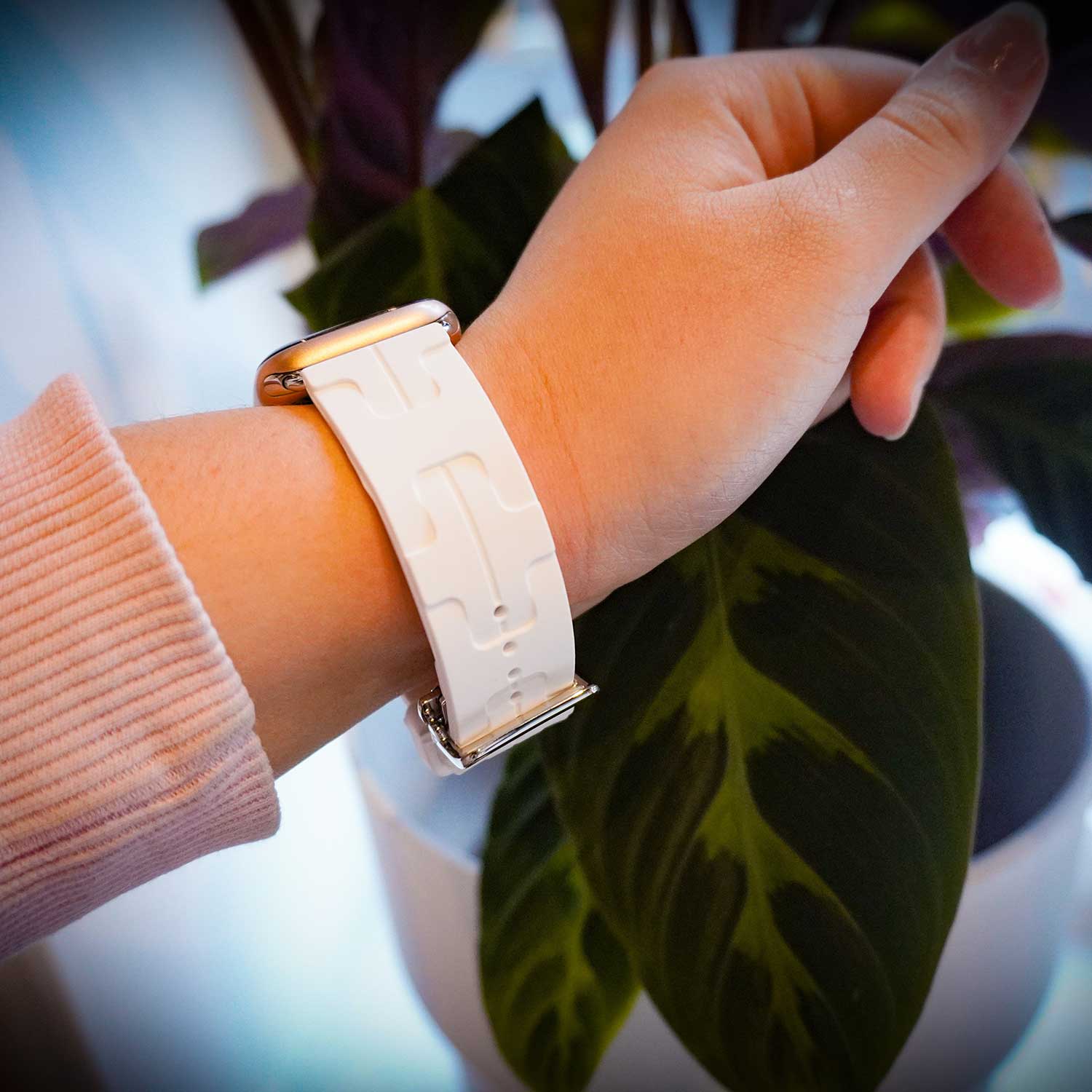 Apple Watch Sport HermèS Kilim Single Tour - White