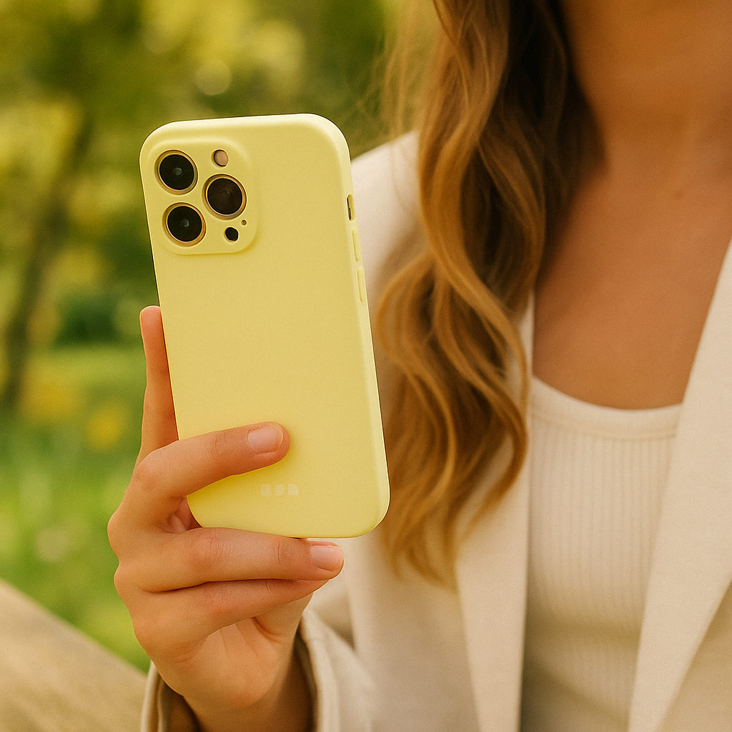 iPhone 17 Air case Coloree - silicone - yellow