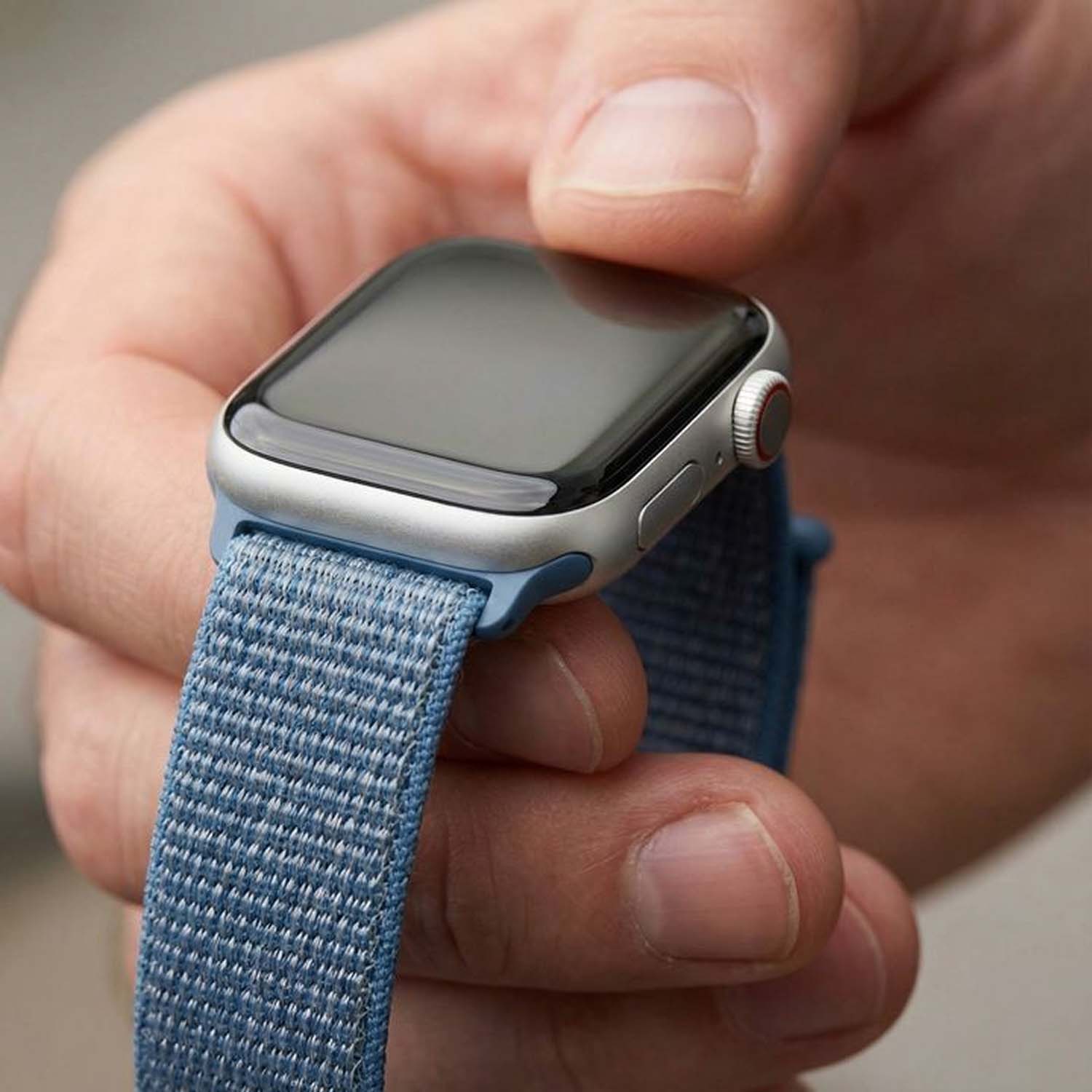 Apple Watch Nylon Sport Loop Strap - Cape Cod Blue