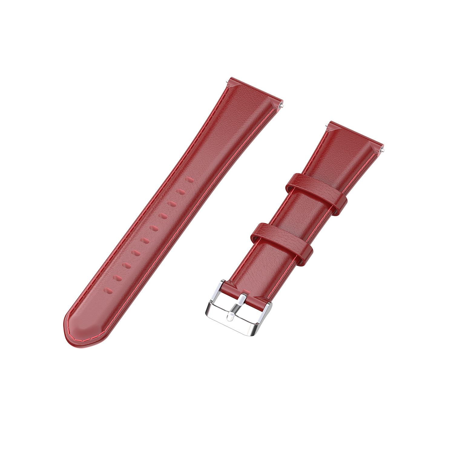 Samsung Galaxy Watch Leather Strap - Red