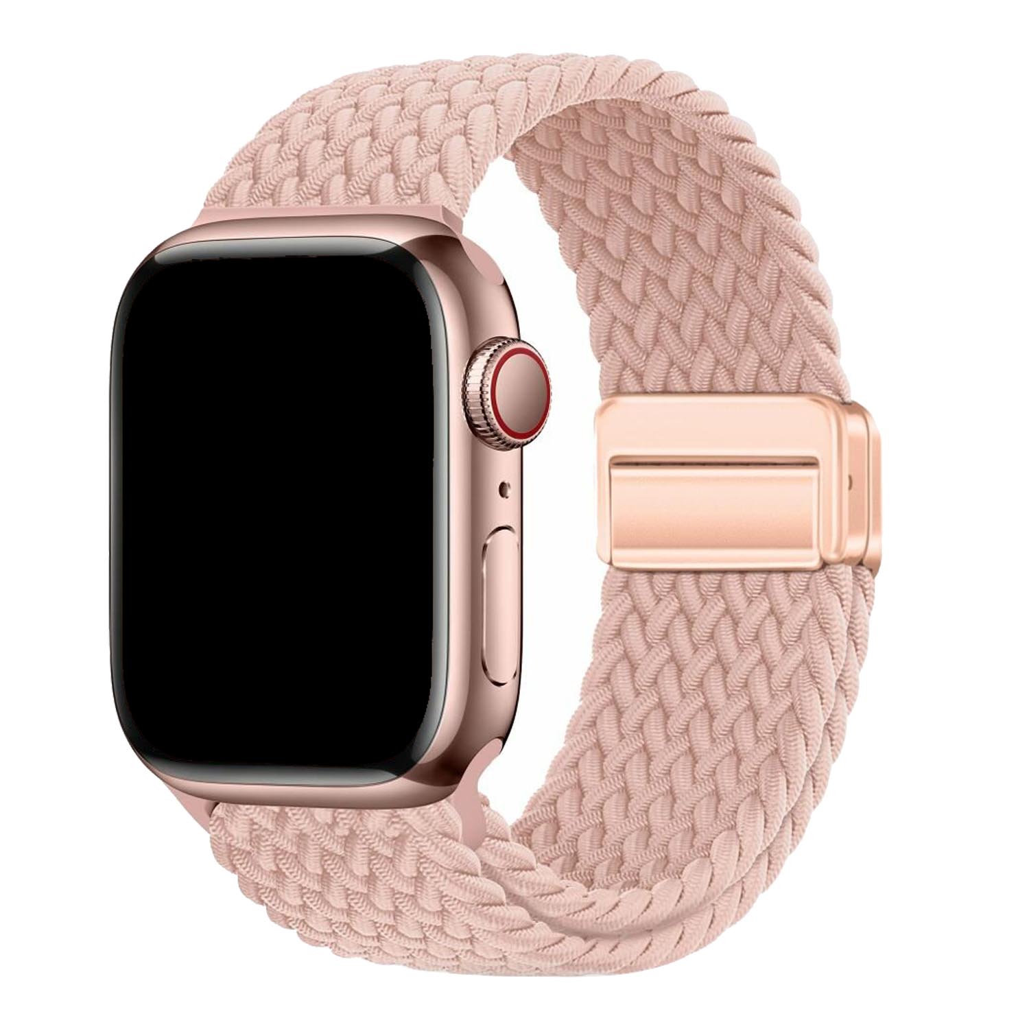 Apple Watch strap Zyra - nylon - pink sand