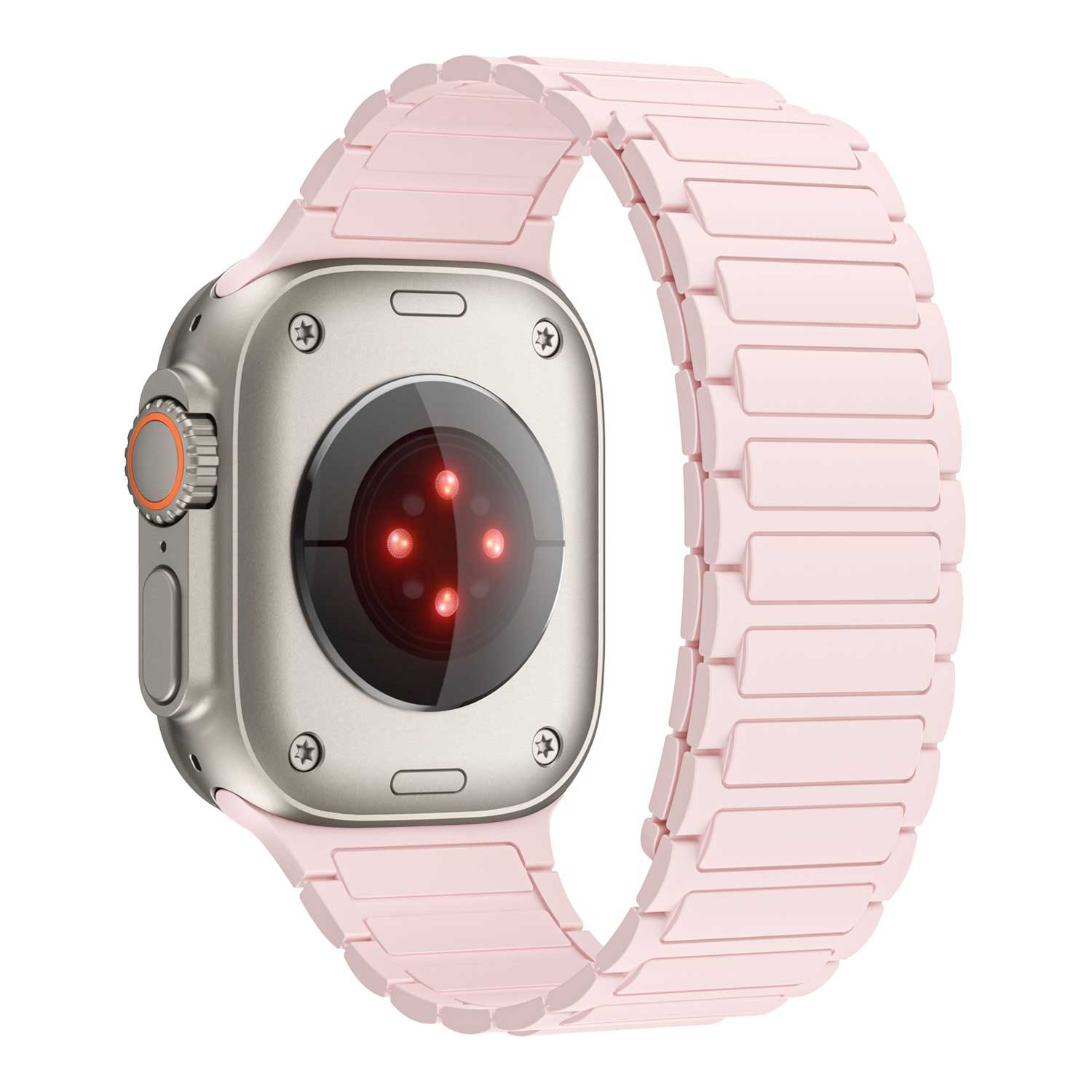 Apple Watch strap Zyro - silicone - light pink