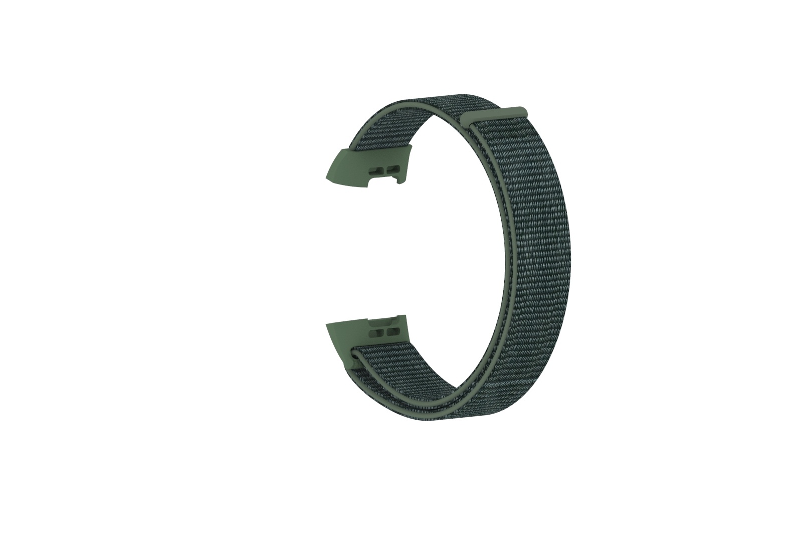 Fitbit Charge 3 &Amp; 4 Nylon Strap - Army Green