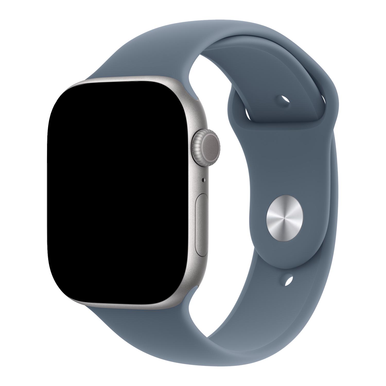 Apple Watch strap - silicone - anchor blue