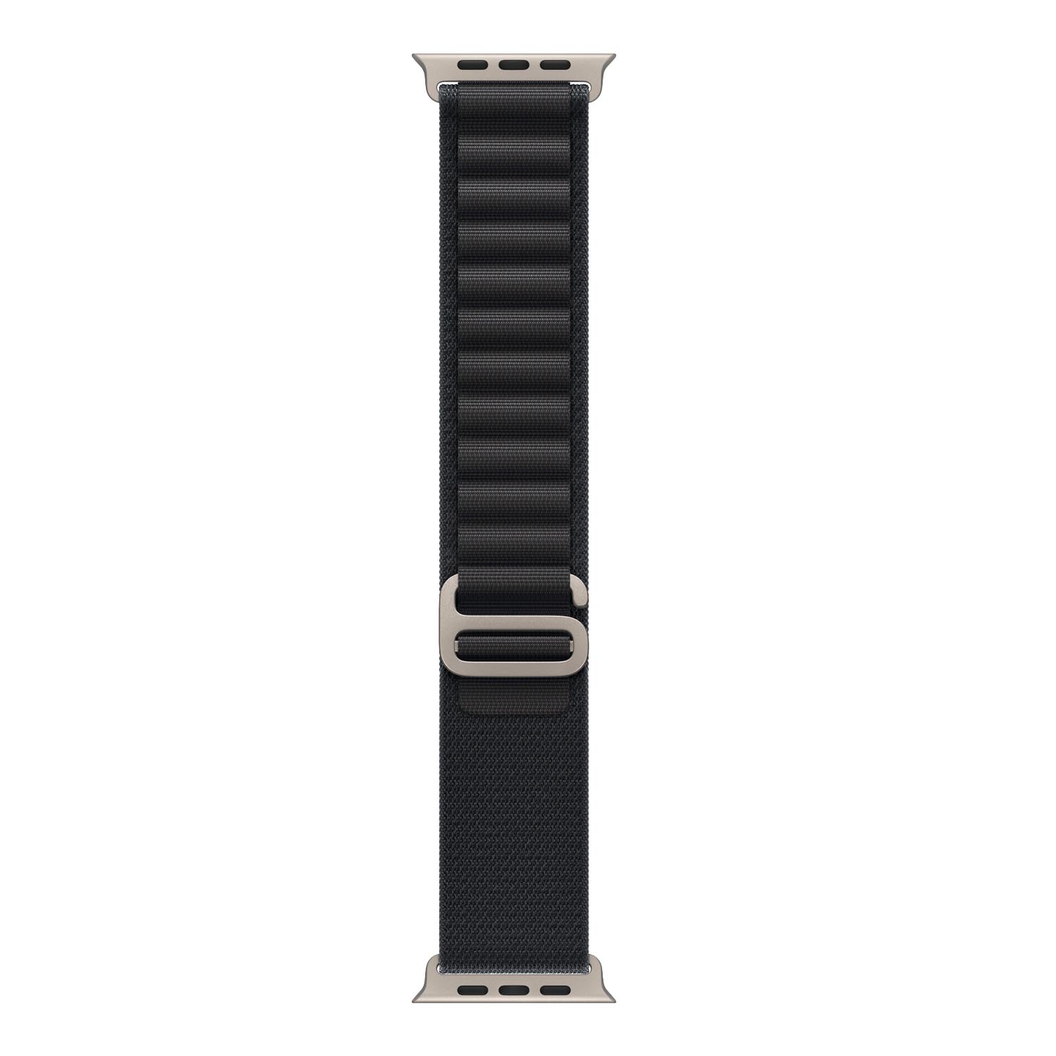Apple Watch strap Alpine - nylon - black - silver