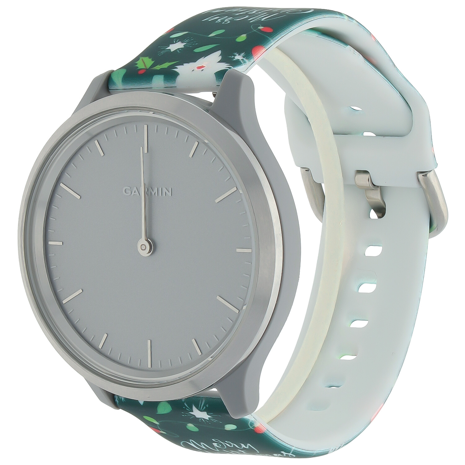 Samsung Galaxy Watch Print Sport Strap - Christmas Dark Green