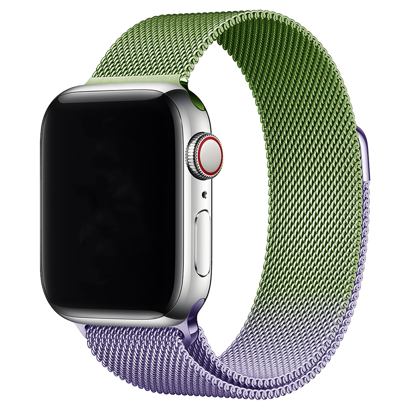 Apple Watch Milanese Strap - Green Lavender