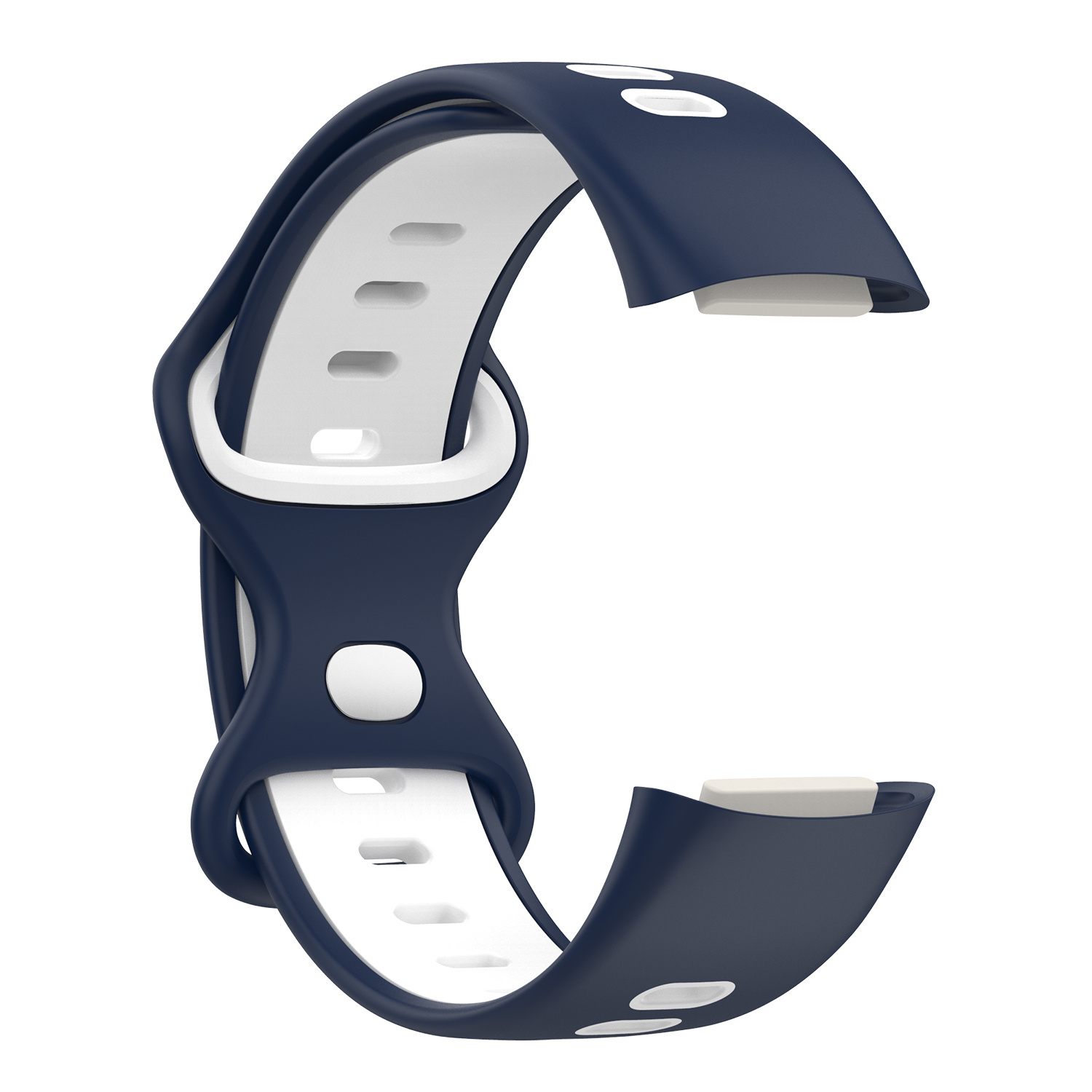 Fitbit Charge 5 Double Sport Strap - Dark Blue White