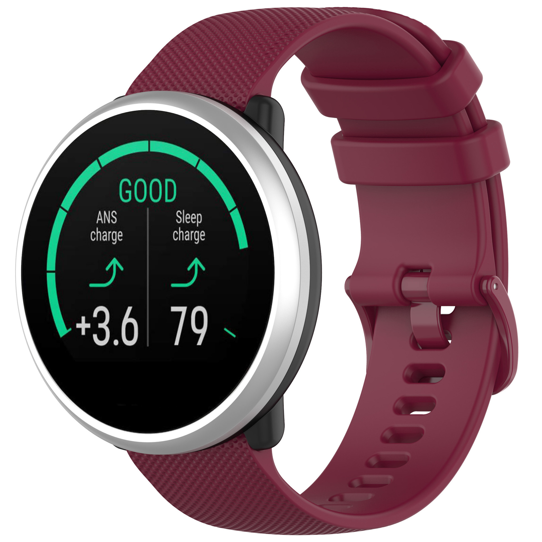 Polar Ignite Sport Buckle Strap - Wine Red