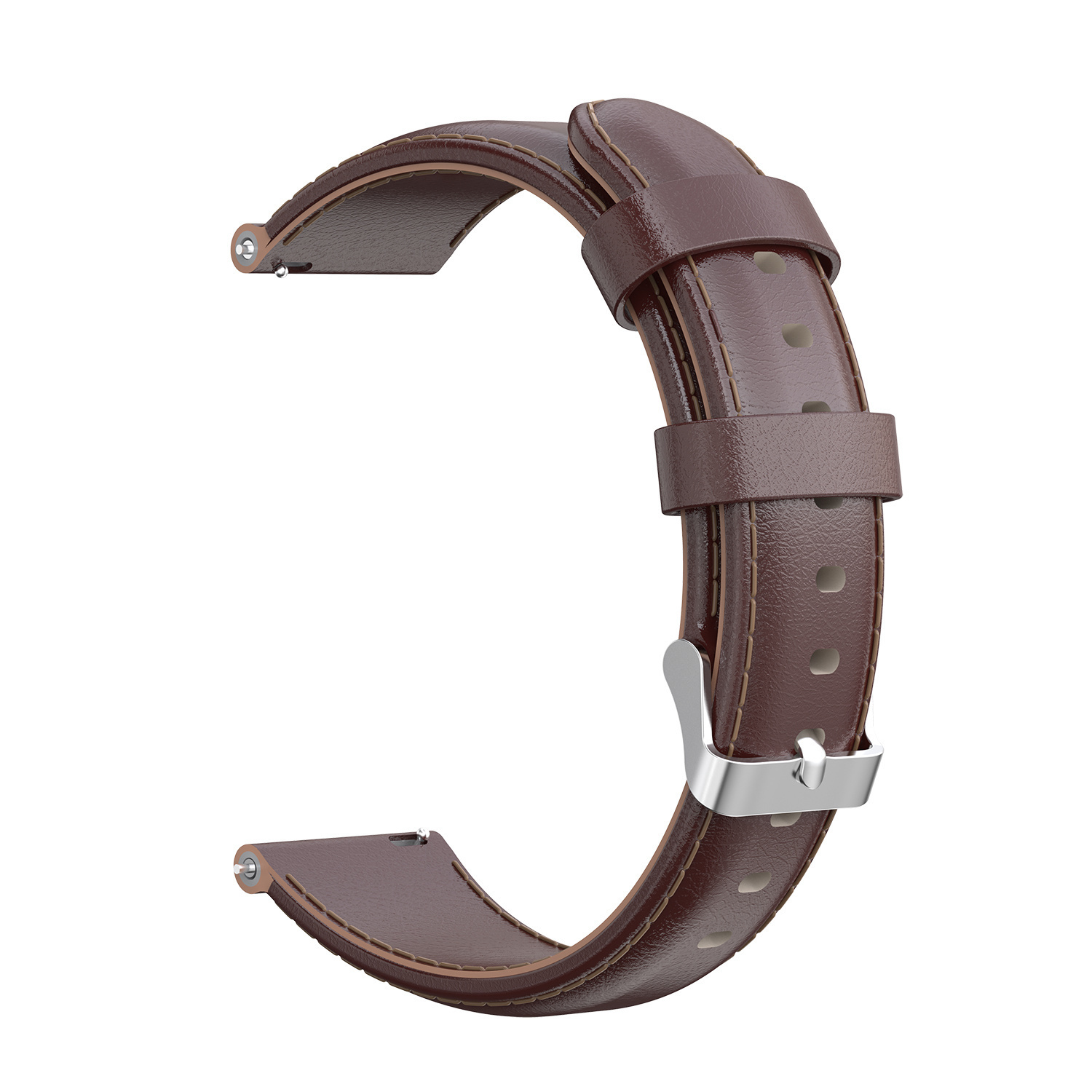 Polar Ignite Leather Strap - Light Brown