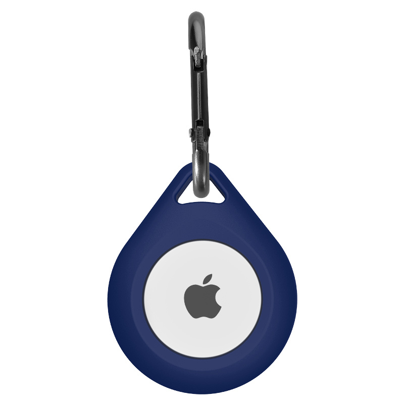 Airtag Silicone Drop Key Ring - Blue