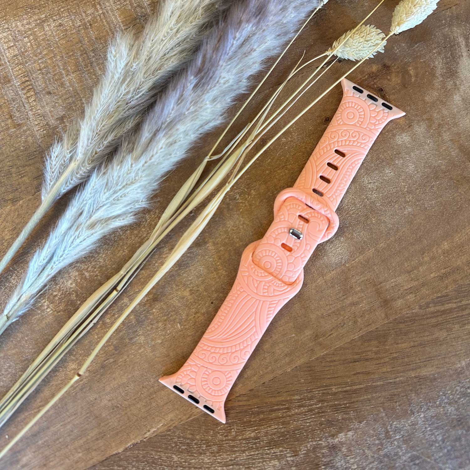 Apple Watch Print Sport Strap - Ibiza Orange
