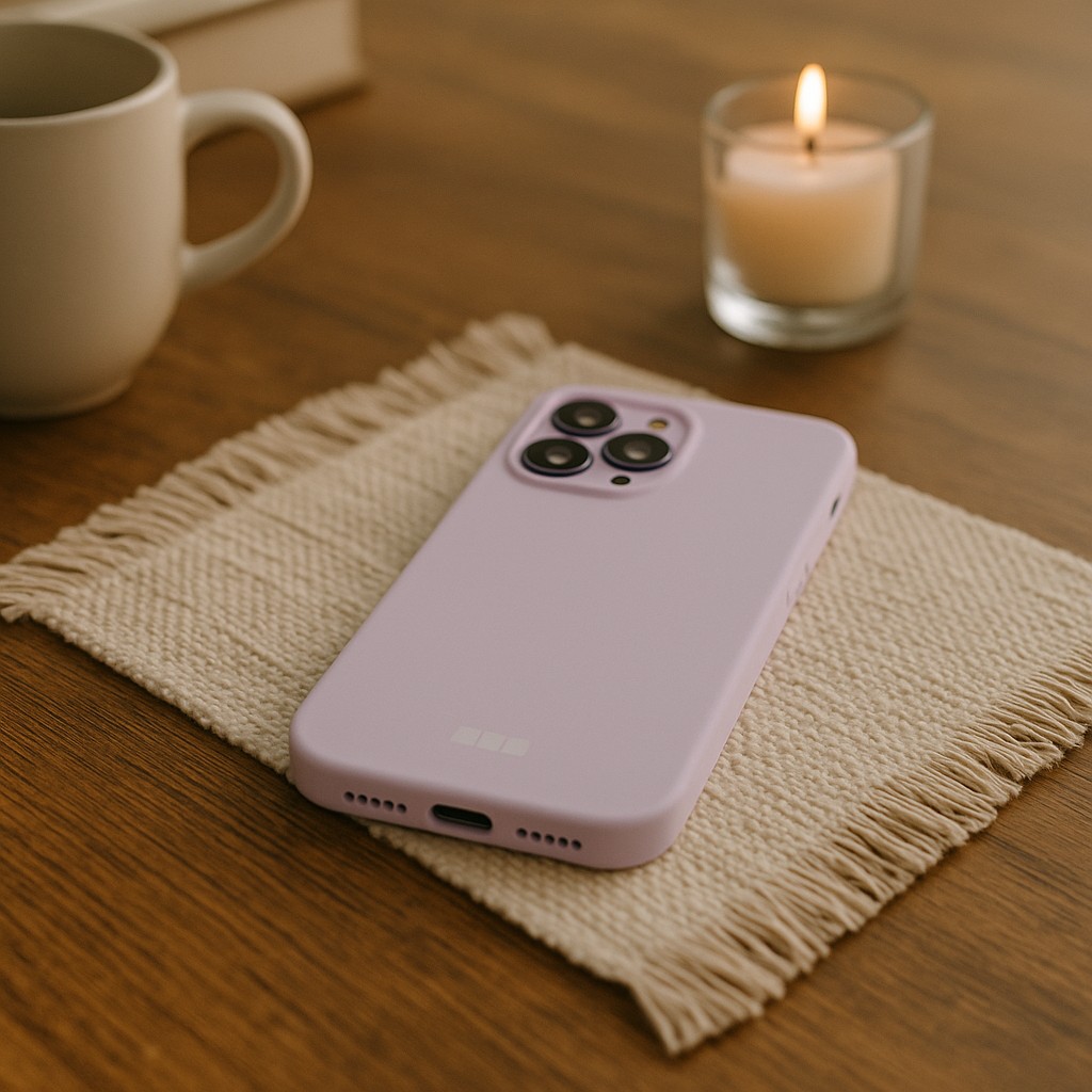 iPhone 16 Pro case Coloree - silicone - purple