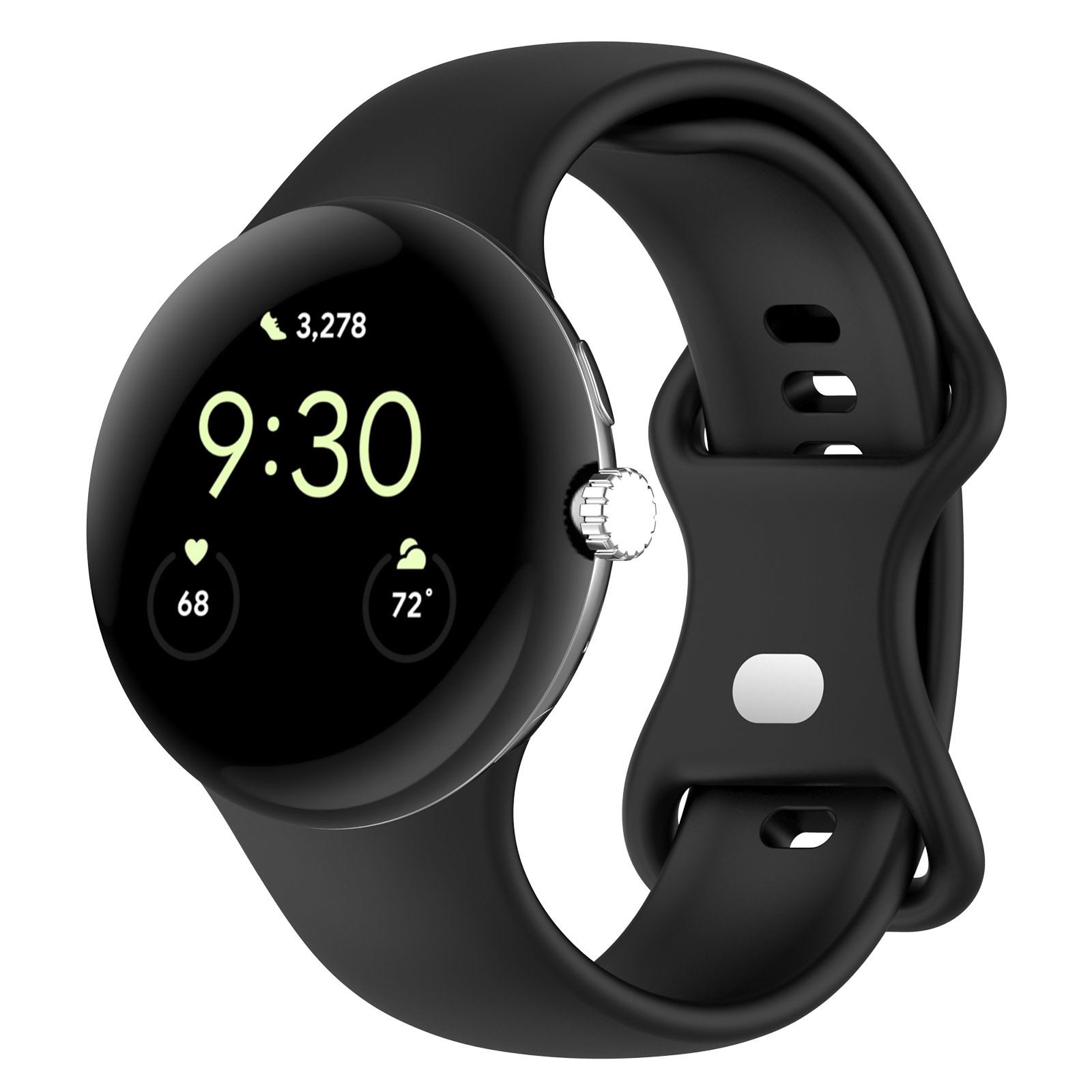 Google Pixel Watch Sport Strap - Black