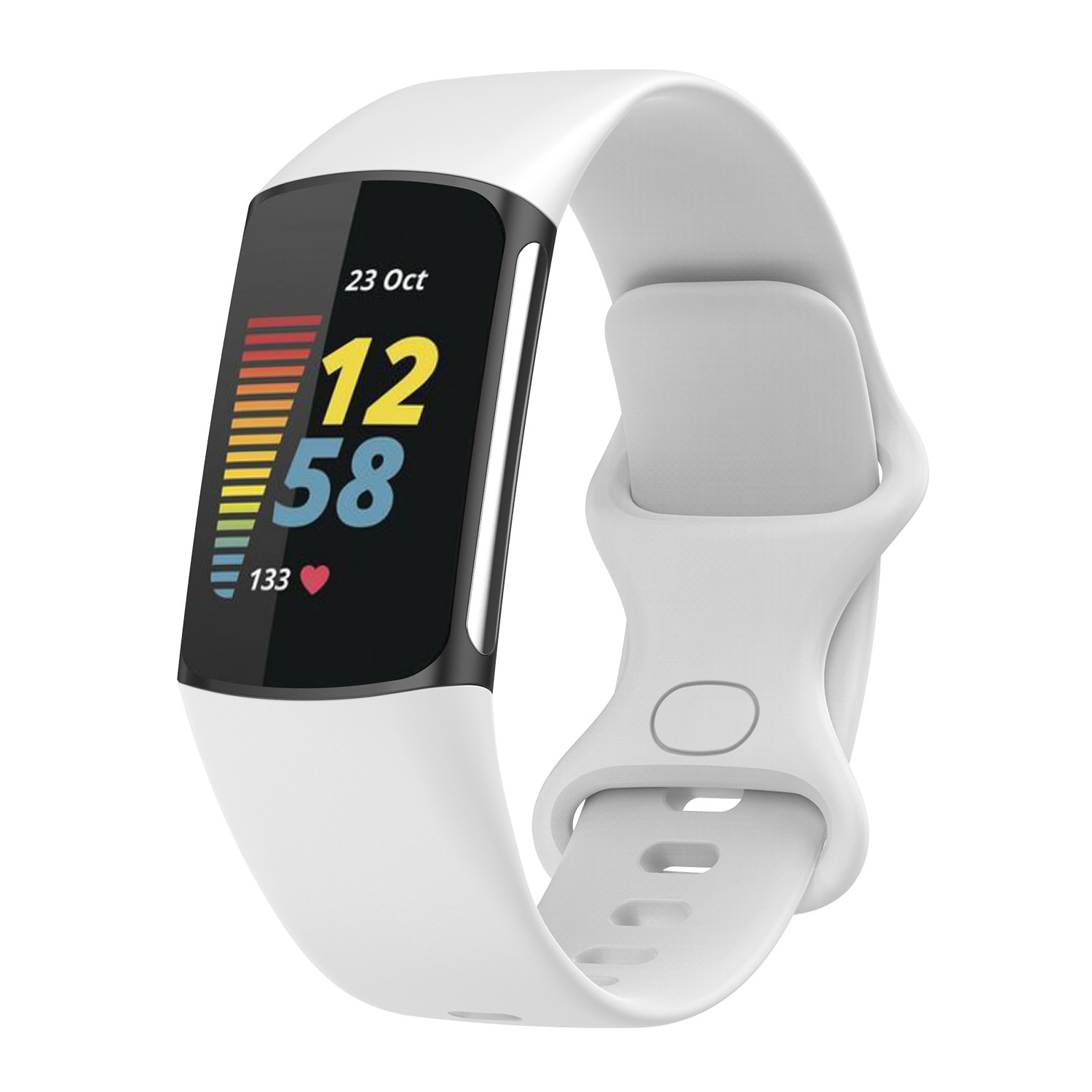 Fitbit Charge 5 Sport Strap - White