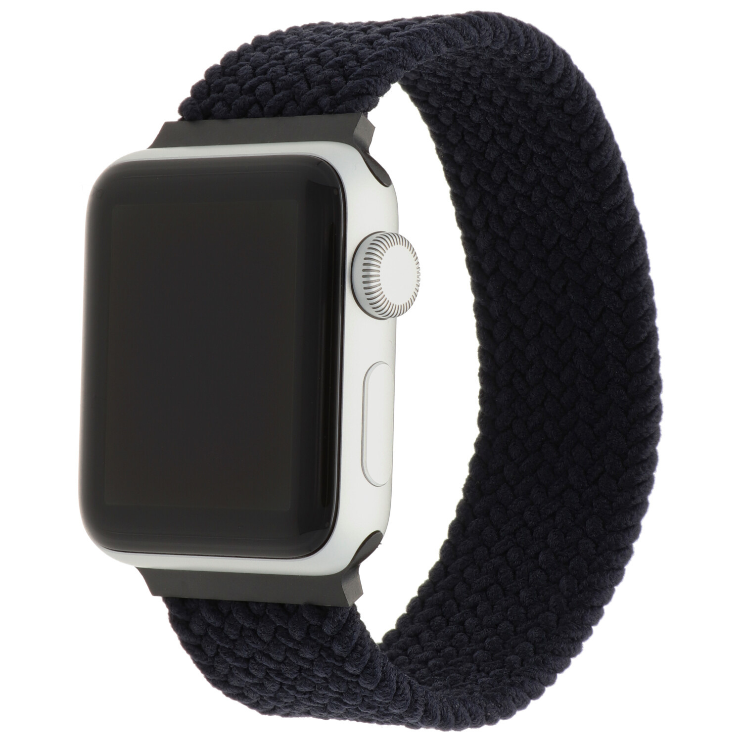 Apple Watch Nylon Braided Solo Loop Strap - Black