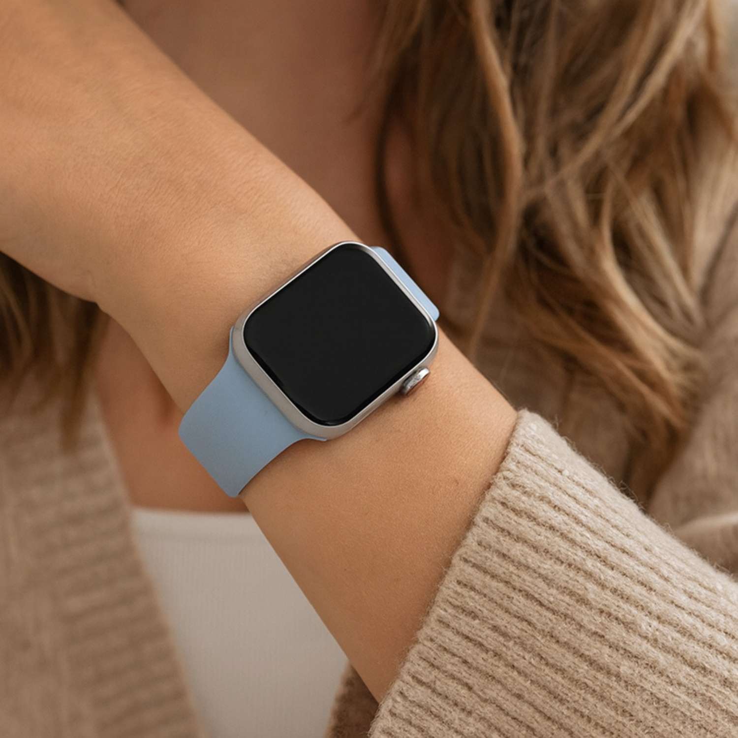 Apple Watch Sport Strap - Soft Blue